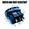 50 Caliber Racing Rocker Switch ON/Off Blue LED Backlit -