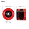 PATIKIL 60mm Longboard Wheels with Bearings ABEC-9, 4 Pack Street