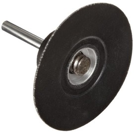 Merit Abrasotex Quick-Change Abrasive Disc Holder, Type II, 1/4" Shank, 3" Diameter, 20000 rpm, Grit Medium (Pack of 1)