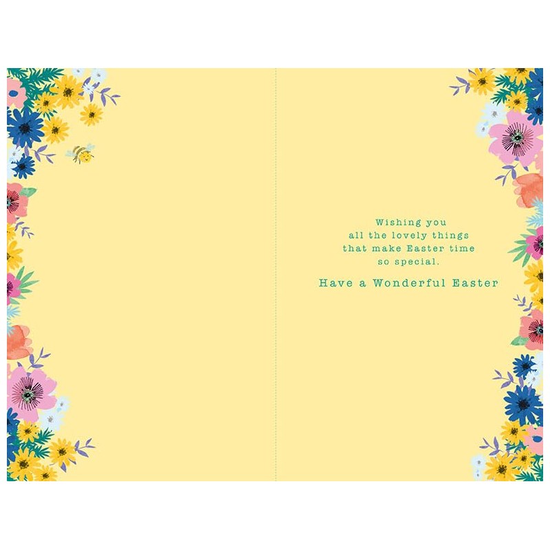 Words 'n' Wishes Easter Card for a Lovely Granddaughter, 21.7