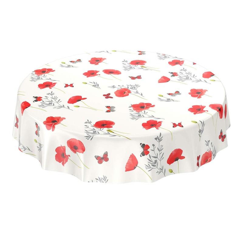 Anro Oilcloth Wax Tablecloth, Washable