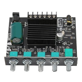 Digital Stereo Amplifier Board, ZK‑MT21 Bluetooth 2.1 Channel DC 12‑24V, HiFi DIY Audio Power Amp Module, for 15‑100W 4‑8Ω Speakers