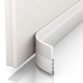 Vellure Vellure? Trdichtung Zugluftstopper fr Tren- NEU Premium Trdichtung selbstklebend (Energie sparen - Schnell & einfach angebracht) Tr Zugluftstopper ideal auch als K?lteschutz (5 x Wei?)