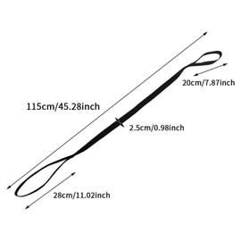 Leg Lifter Strap, Helping Hand Company Leg Up Leg and Foot Lifter Mobility Aids, Leg Lifter Mobility Aid for Bed, Elderly Aids for Daily Living, Leg Lifter for Adult, Senior, Disability(1 Black)