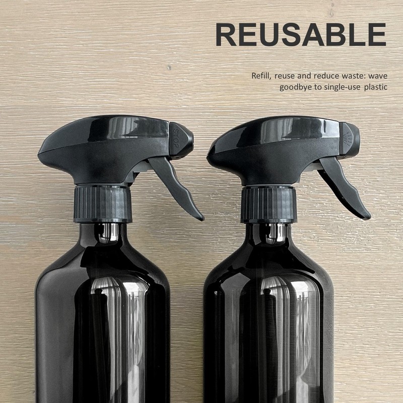 Recycled Plastic Spray Bottles 3 x 500ml with 9 x