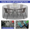 RICHIE Garden Furniture Covers Waterproof Garden Table Cover 130x71cm Outdoor