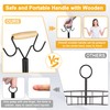 ETECHMART Fruit Basket, Vegetables Countertop Bowl Storage With Banana Hanger,