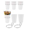 S.fields.inc Perforated Board Cup Holder Pegboard Hook with Cup Set