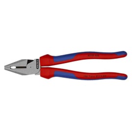 Knipex 202225 Side Cutting Pliers, Serrated Pipe Jaw, Flat Nose Head: 9" Length