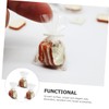 Kisangel 2pcs 3 Cute Mini Food Models Resin Mini Toast