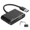 Tangxi Adaptador USB 3.0 a VGA, Convertidor de Energía para