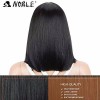 NOBLEe Peluca Negro Liso 31.7 Cm Con Fleco Noble