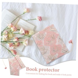 Tofficu Funda Para Libro De Tela Reutilizable 8.46X6.29 Pulgadas Cubierta Protectora Resistente Al Desgaste Fácil De Montar Para Estudiantes Y Oficina