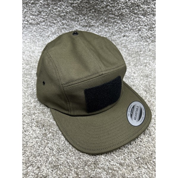 Yupoong Classic Camper Hat 5 Panel Buckle Strap back Hook