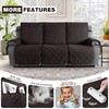 TAOCOCO 100% Waterproof Recliner Sofa Covers 3 Seater, Split Couch