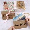 Pack of 30 Kraft Paper Envelopes, Retro Kraft Paper, Vintage