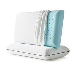 Weekender - Almohadas 2 Pack Tamaño Estándar - Memory Foam con Gel Refrescante - Firmeza Suave Media - Soporte para Cuello y Hombros - para Dormir de 