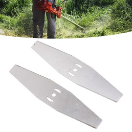 TOPINCN 5pcs Grass Trimmer Replacement Blades, Lawn Mower Blade Steel Electric Mower Blades Garden Tool for Cutting Grass