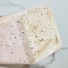 Ivory Travertine Soap Dispenser, Refillable Bathroom Liquid Dispenser with Stainless