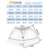 YOCUR Womens Summer Wild Shorts Elastic Waist Drawstring Pocket Cuffed