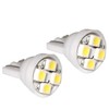 4 SMD T10 W5W 501 Sidelight Bulbs, 12V, 5W, Pack