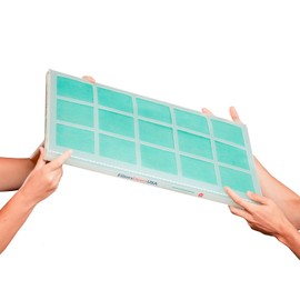 Filters Direct USA 20x24x1" Home Air Filter Bundle - Includes One Reusable Frame and Two Merv 9 Filters, High Airflow, 100% Made in the USA, Eco-Friendly - Perfect for Cleaner Air