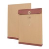 10Pcs A4 Large Kraft File Folder Foolscap Brown Gussetted Envelope