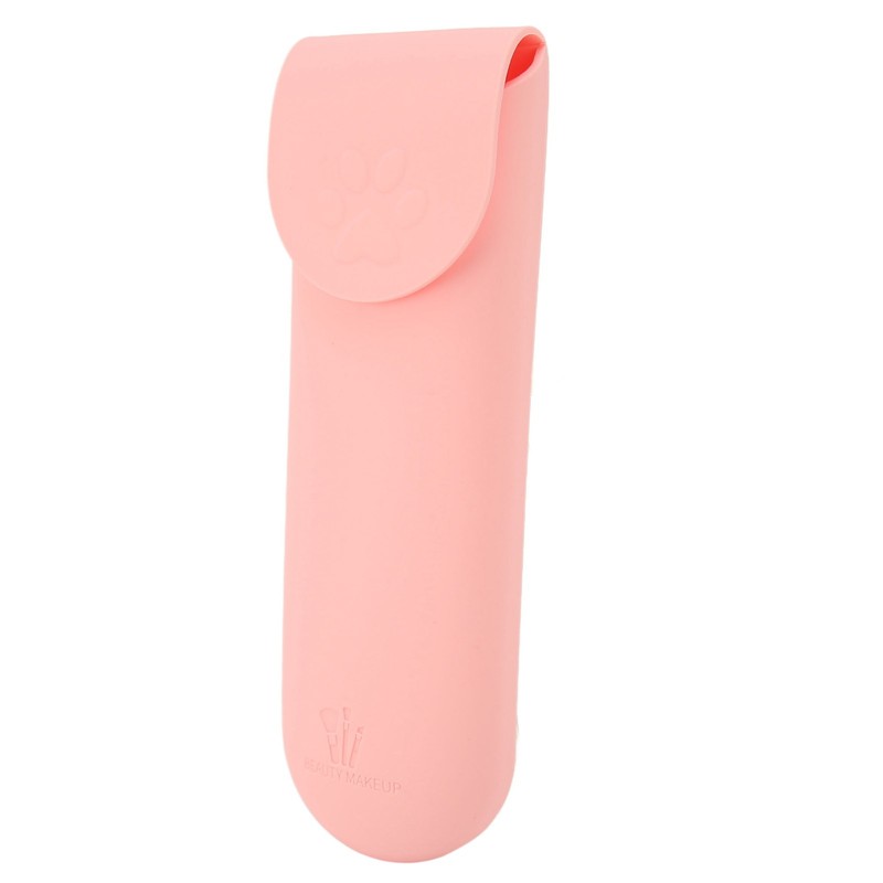 Silicone Makeup Organizer Waterproof Dustproof Portable Large Capacity Soft Flip