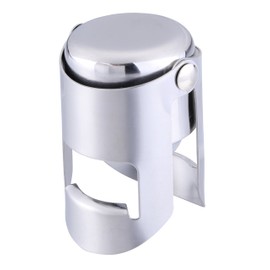 I-MART Stainless Steel Champagne Bottle Stopper, Sealer, Cork, Saver (Pack of 6)