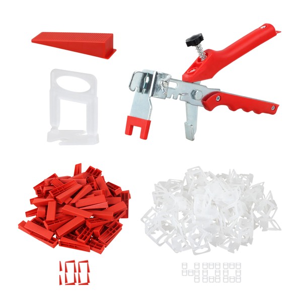 Tile Leveling System - 400-Piece Tile Spacers Clips & 100-Piece
