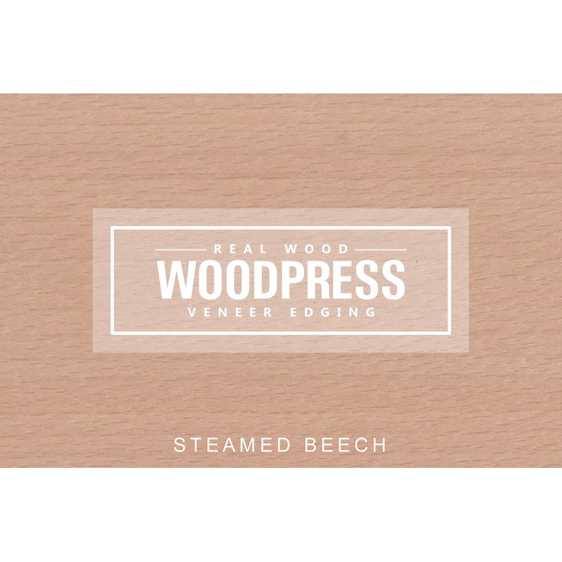 WoodPress® Real Beech Wood Veneer - Pack of 6 Sheets