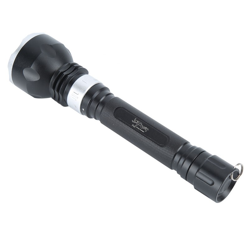 Aluminium Alloy LED Diving Flashlight Outdoor Waterproof Strong Light 100M