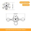 Tap Head Replacement,Cross Head Chrome Plated Tap Conversion Faucet Knob