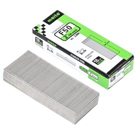 meite 18 Gauge Brad Nails, 2 Inch 18GA Brad Nails, 18G 304 Stainless Steel Small Finishing Nail Gun Nails for Pneumatic, Electric Brad Nailer Gun (10 Boxes)