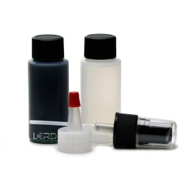 Lord of Bass Black Rubber Toughened CA Super Glue Medium Thick 1oz Kit Speaker Repair