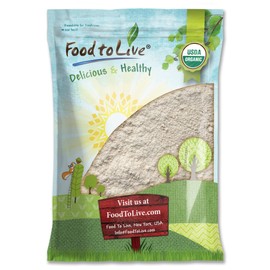 Food to Live Gluten Free Organic Amaranth Flour, 8 Pounds – Non-GMO Whole Grain Flour, Vegan Fine Meal, Bulk Powder. High in Fiber, Protein. Great for Cooking, Baking, and as Thickener