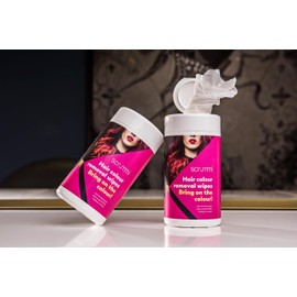 Scrummi Color Removal Wipes Disposable | Quick Dye Off | Biodegradable and Eco-friendly | Pack of 100