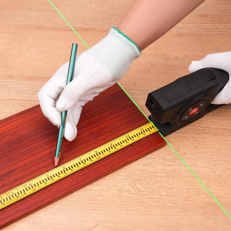 LUNYEE 393Ft Digital Tape Measure with Laser - 3-in-1 Recharge