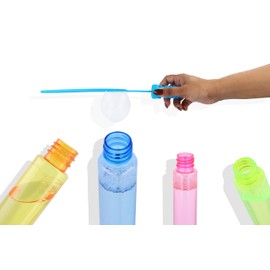 Henbrandt 12 x Large Bubble Swords - 110ml - 32cm - 4 Assorted Colours - Bubble Blower Party Favours Loot Bag Fillers - Kids Summer Toys for Girls and Boys