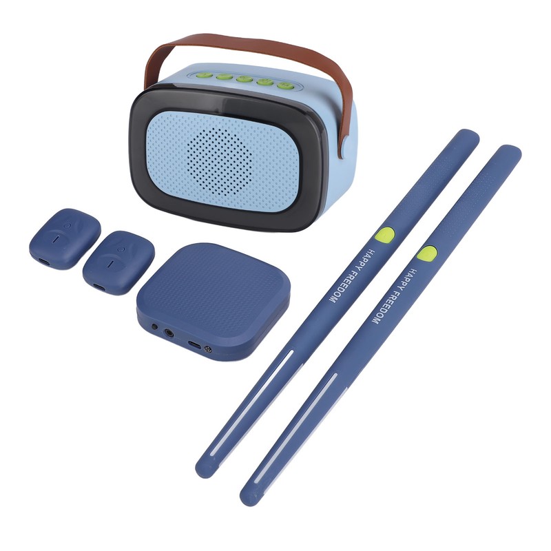 Electric Air Drum Set 3D Motion Sensing Portable Professional Virtual
