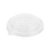 Restaurantware Plastic Lids, Pack of 25 Round Clear Lids for