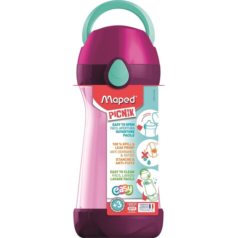 Maped Picnik Concepts 430ml Lunch Water Bottle - Pink