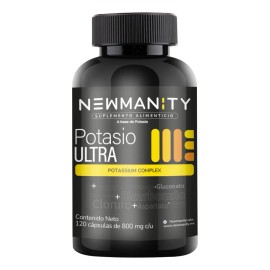 Potasio Ultra 120 Capsulas 5 En 1 - 5 Tipos De Potasio Sabor Sin Sabor