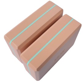 VLFit Set of 2 Yoga Blocks/Yoga Blocks – Choose Your Colour and Size (Pink/Blue)