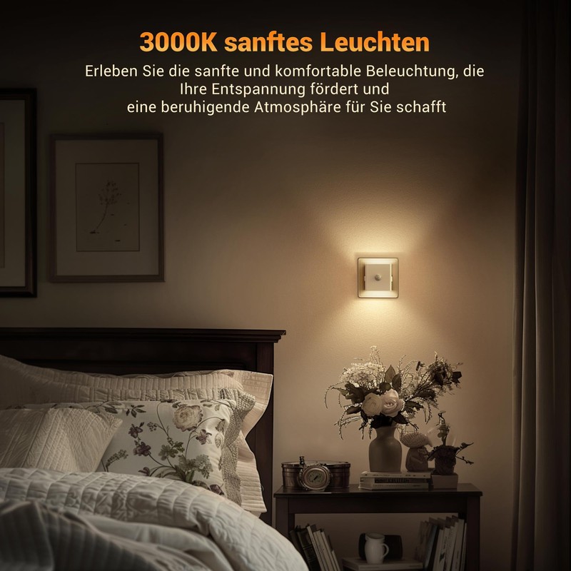 Emeritpro Night Light Socket with Motion Sensor and Twilight Sensor