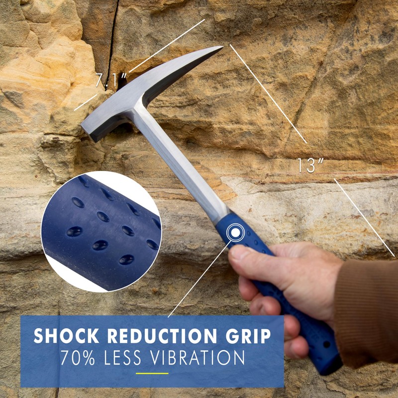 ESTWING Rock Pick - 22 oz Geology Hammer with Pointed