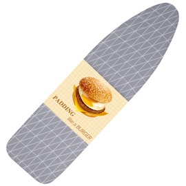 Ironing Board Cover, Full Size Scorch Resistant Padding, Elastic Edge, Heavy Duty Iron Pad Covers Standard Boards, Hook and Loop Fastener Strap Extra Thick