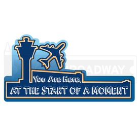 Coloring Broadway - Come from Away Inspired Stickers (Set of 4) “Me & The Sky” Collection, Broadway Musical Merchandise, Die-Cut & Bubble Free Vinyl, Ideal Gift for Theatre Lovers