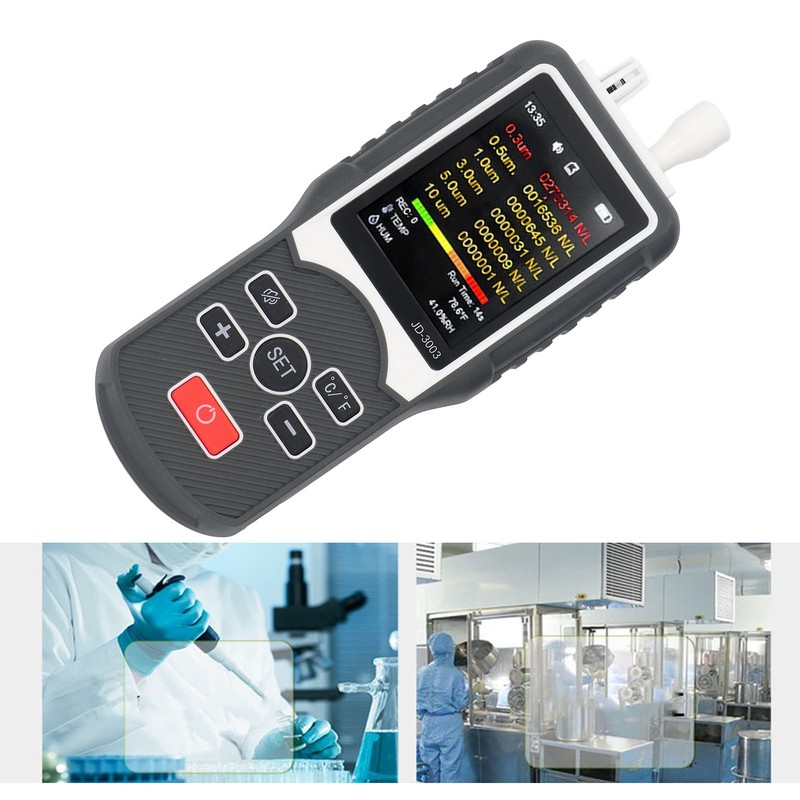 Air Quality Monitor Handheld Professional Pollution Meter Dust Particle Counter