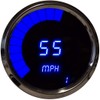 INTELLITRONX MS9222B LED Digital Speedometer, Blue/Chrome